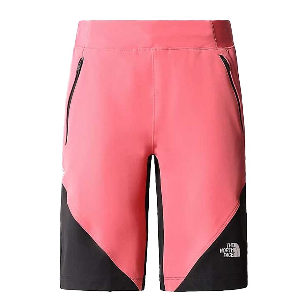 Short de Sport Rose/Noir Femme  The North Face Alp pas cher