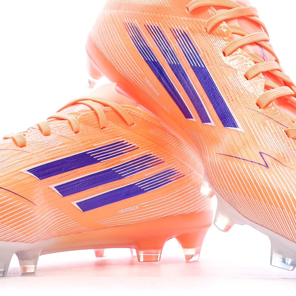 Zapatillas de fútbol naranjas Adidas F50 Pro FG ver 7