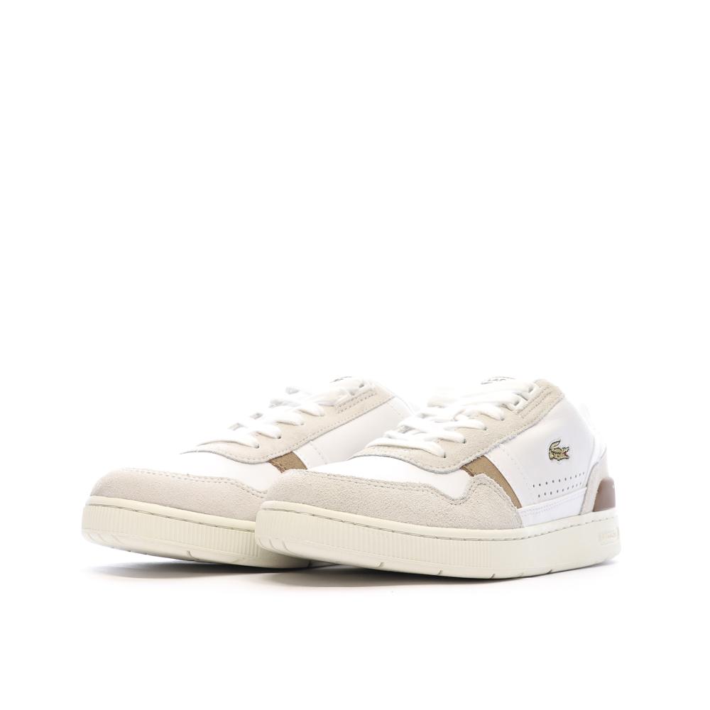 Baskets Blanches/Marron Femme Lacoste 43SFA0009 vue 6