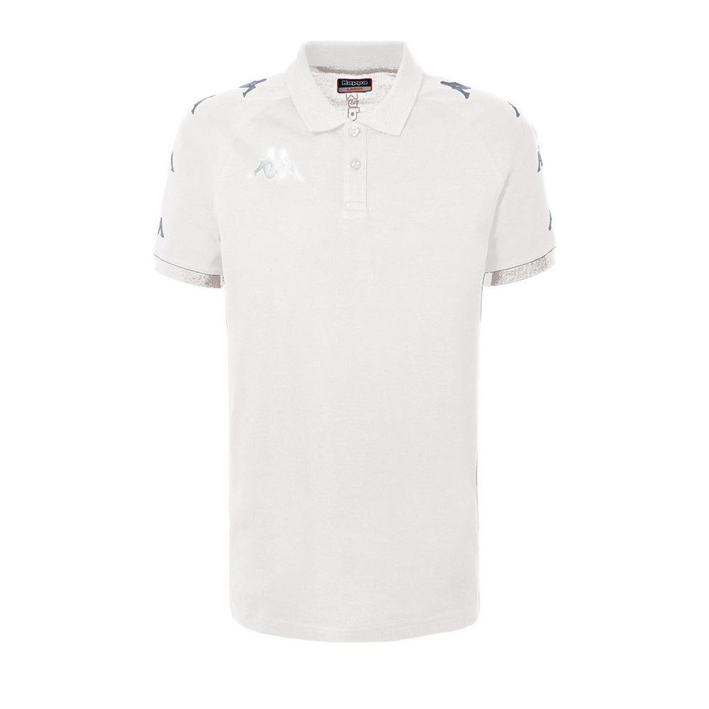 Polo Blanc Homme Kappa Caldes pas cher