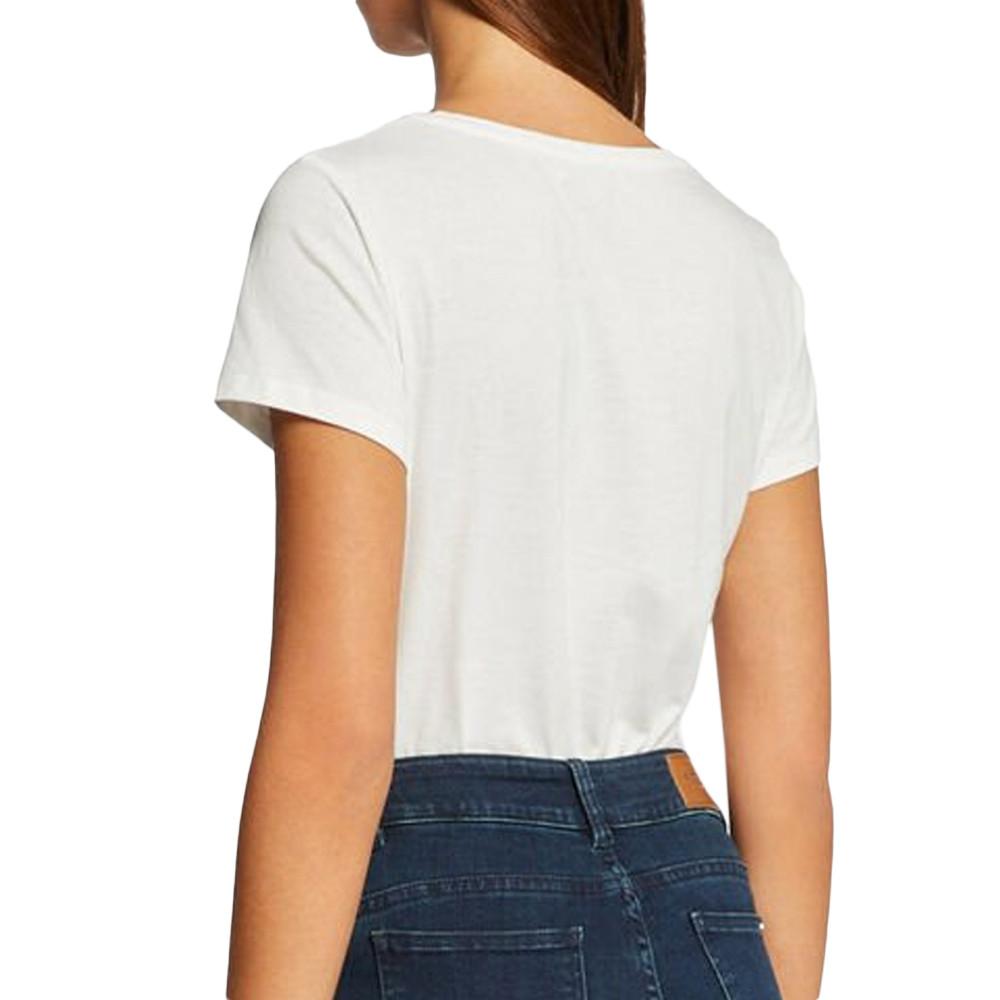 T-shirt Blanc Femme Morgan CARS vue 2