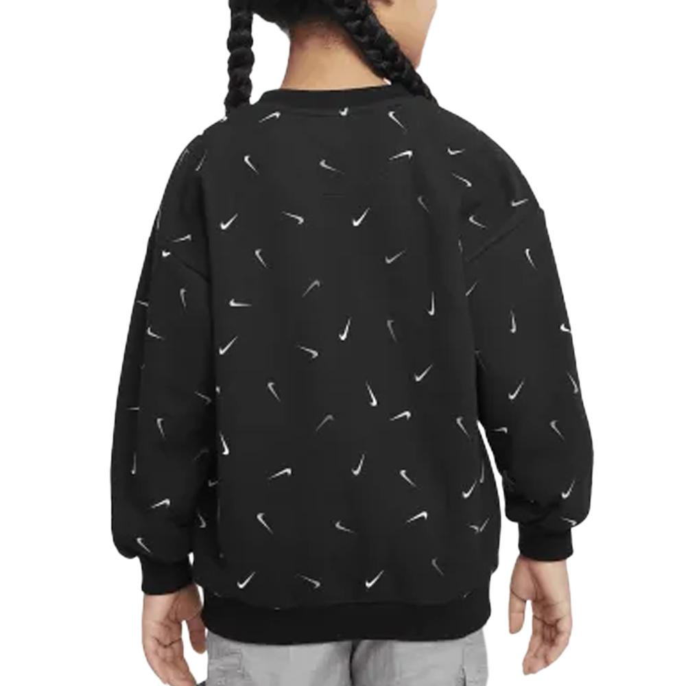 Sweat Noir Fille Nike Snack Pack vue 2
