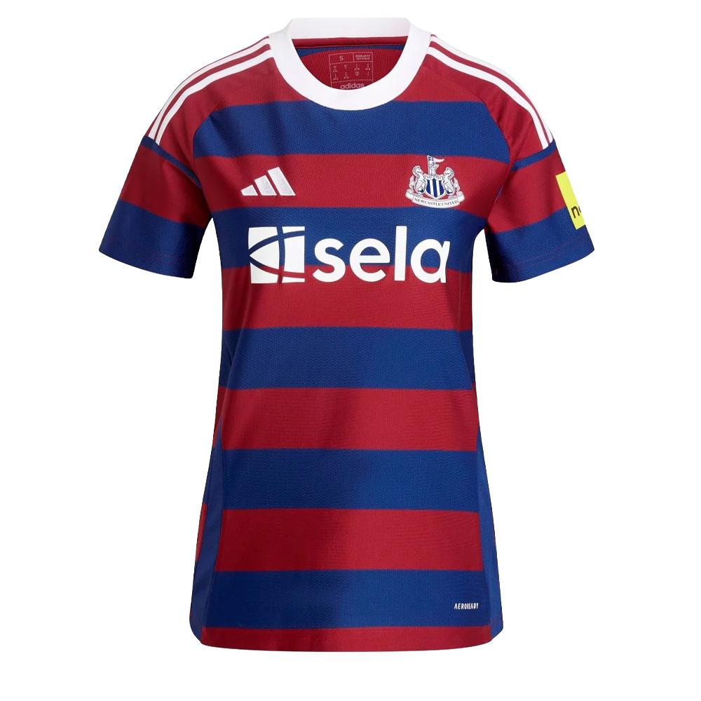 Newcastle United Maillot de football Bleu/Bordeaux Femme Adidas 24/25 pas cher