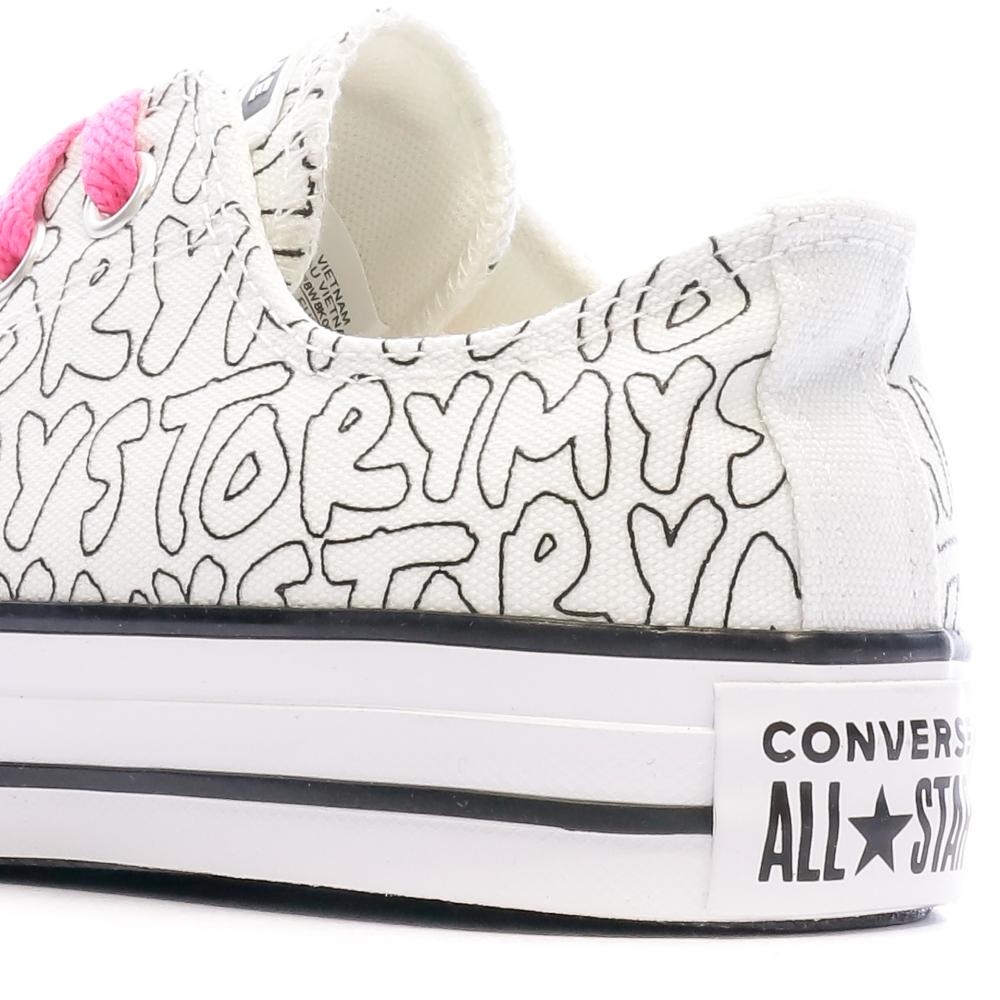 Baskets Blanches Femme Converse 170297C vue 7