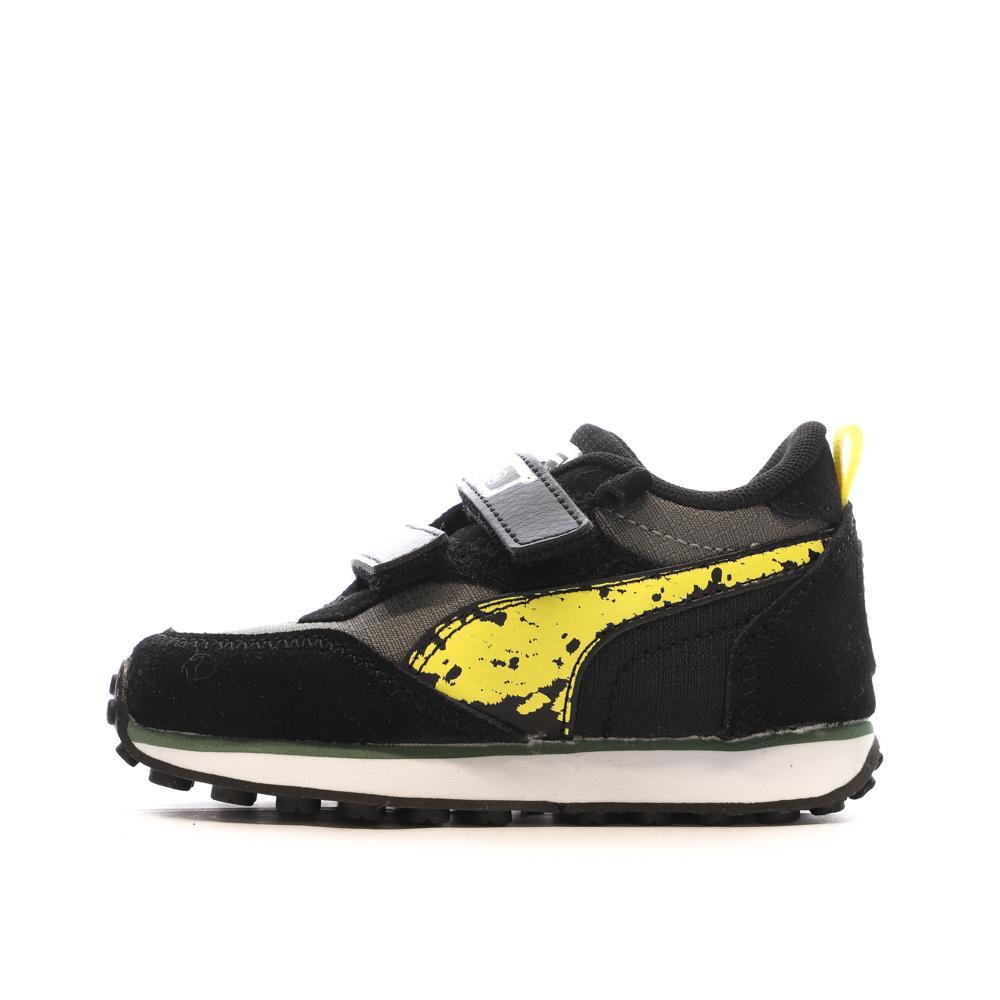 Baskets Noir/Jaune Junior Puma Rider FV Spongebob pas cher