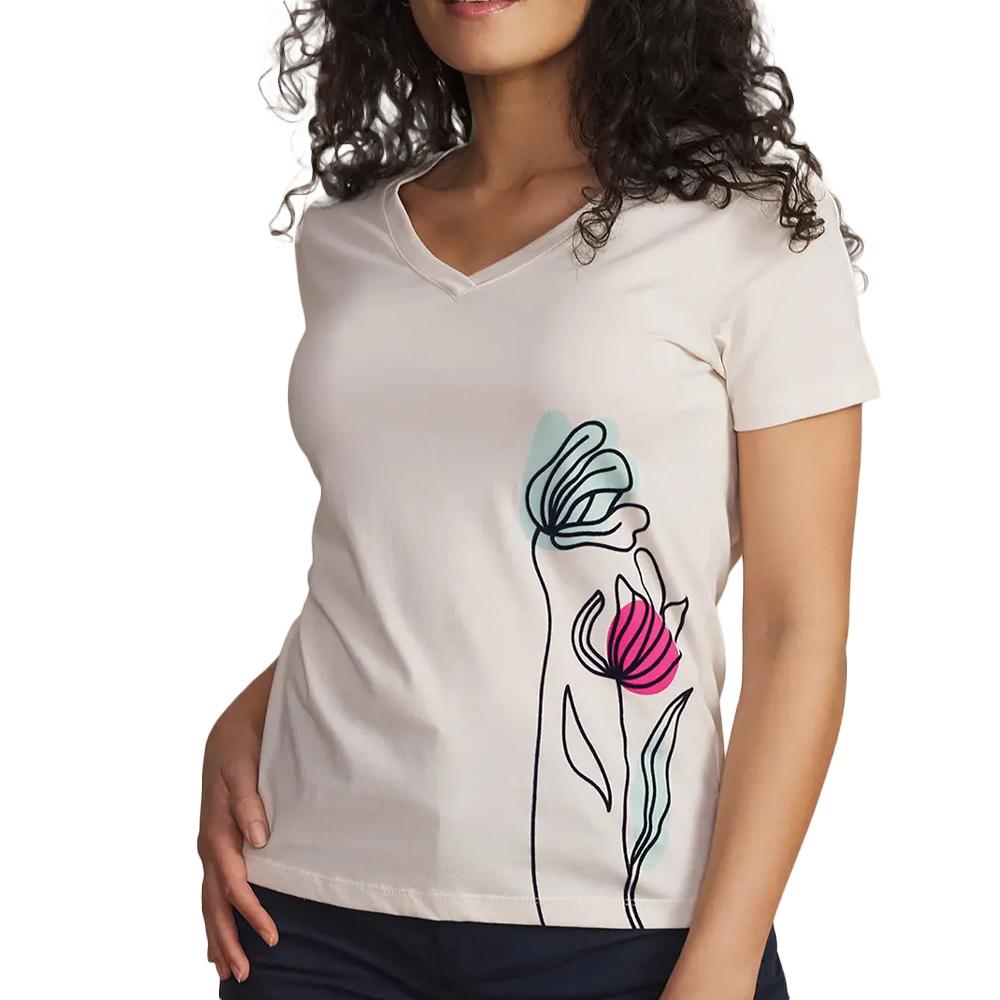 T-Shirt Blanc Femme TBS MELBATEE pas cher