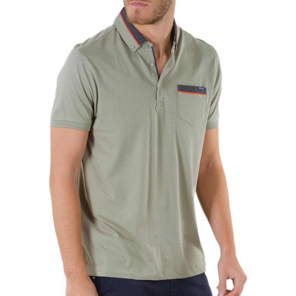 Polo Vert Homme Deeluxe Fast pas cher