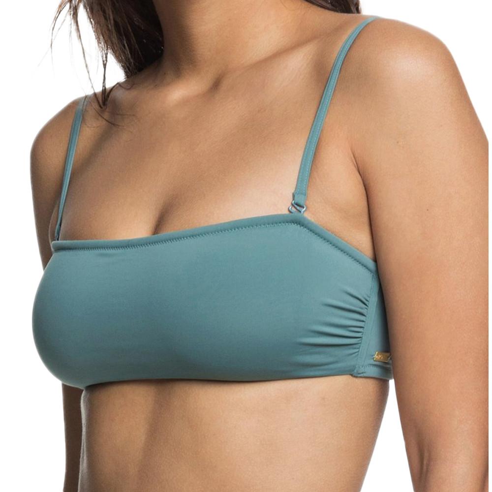 Haut de maillot de bain Bleu/Rose Femme Roxy Swim In Love pas cher