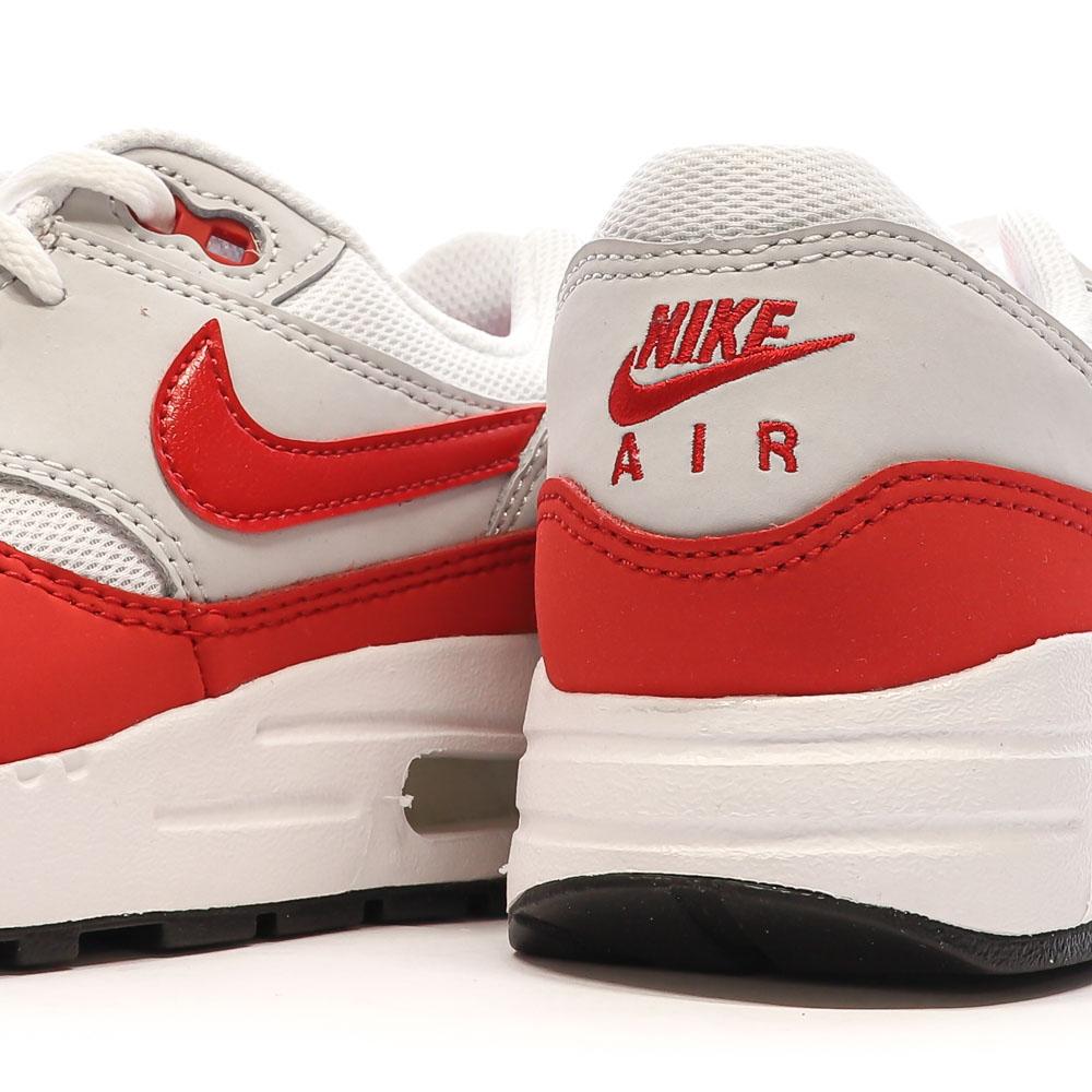Baskets Blanches/Rouge Garçon Nike Air Max 1 vue 7
