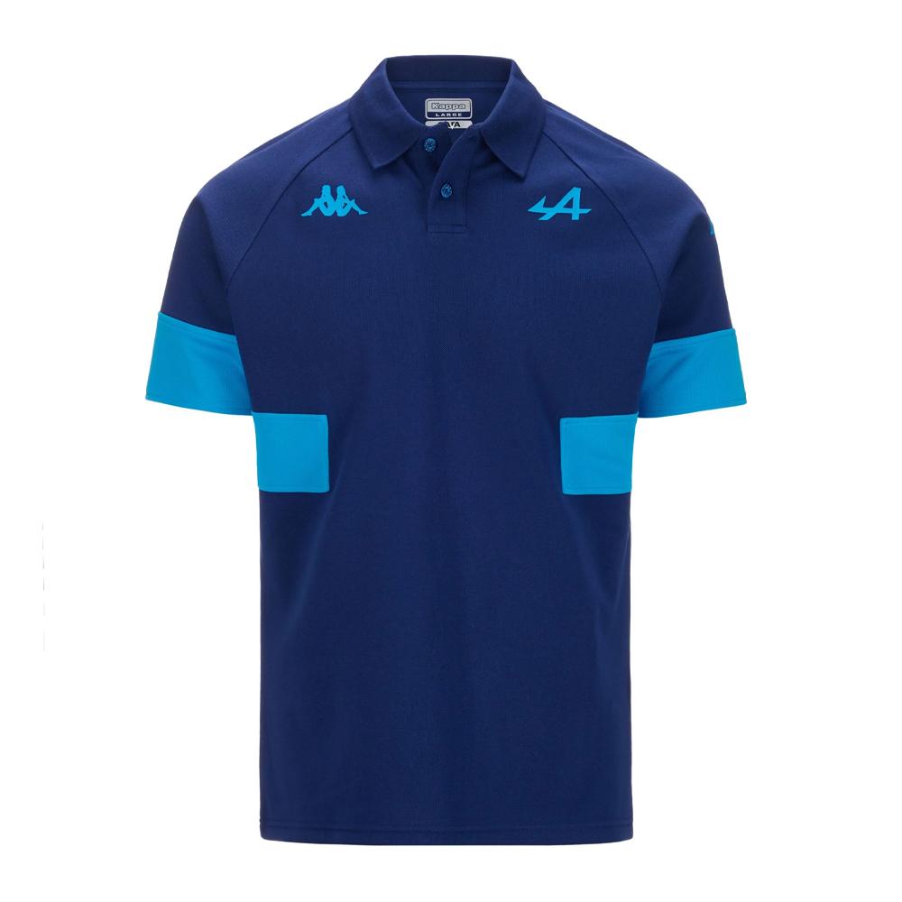 Polo Marine Homme Kappa Andoi Alpine F1 pas cher