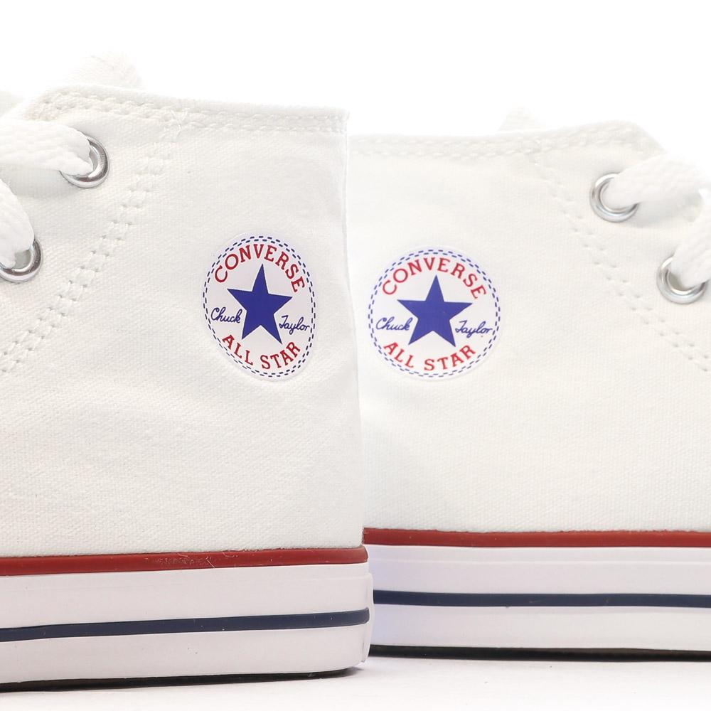 Baskets Blanches Garçon/Fille Converse Chuck Taylor All Star 7J253C vue 7