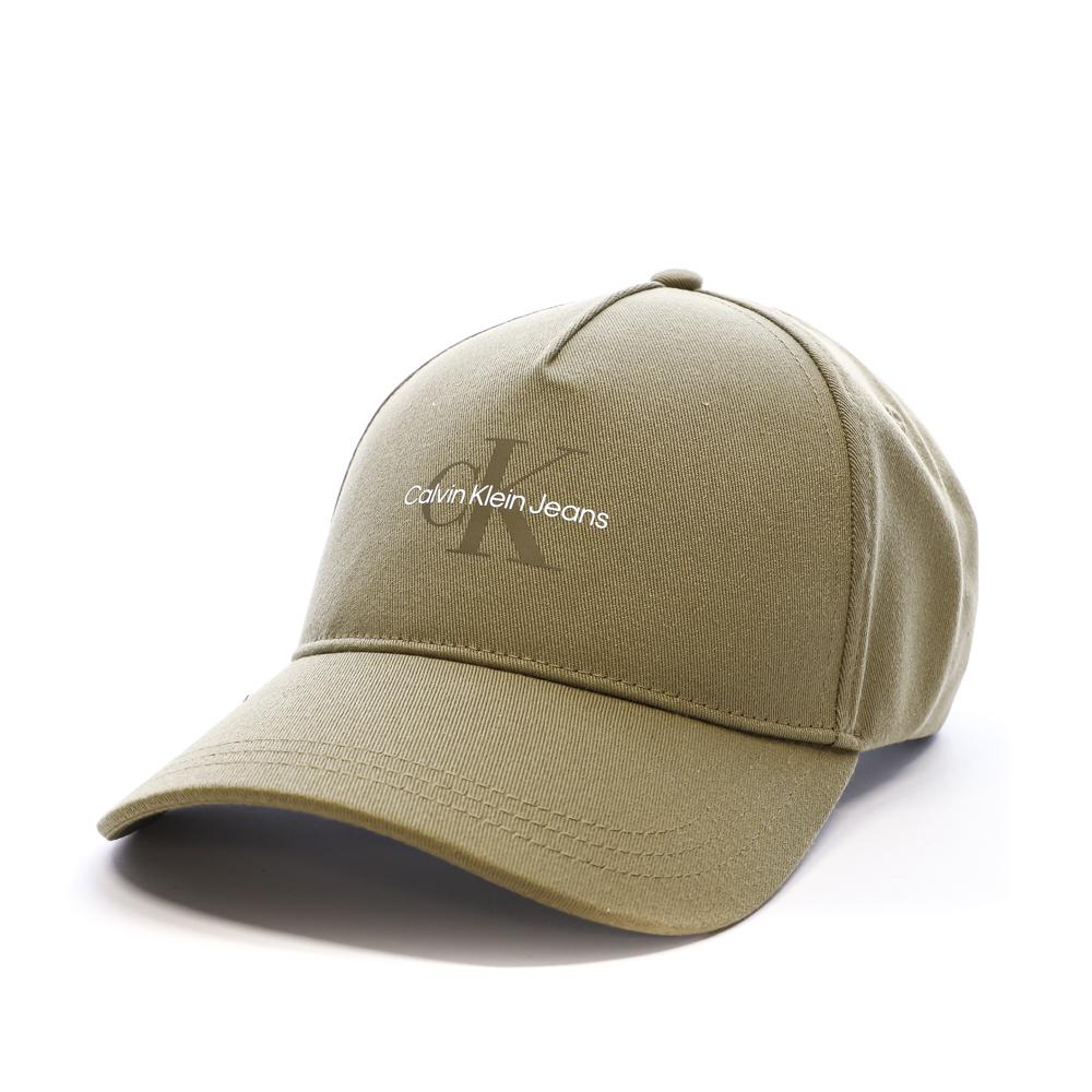 Casquette Kaki Homme Calvin Klein Jeans Mono Logo Print pas cher