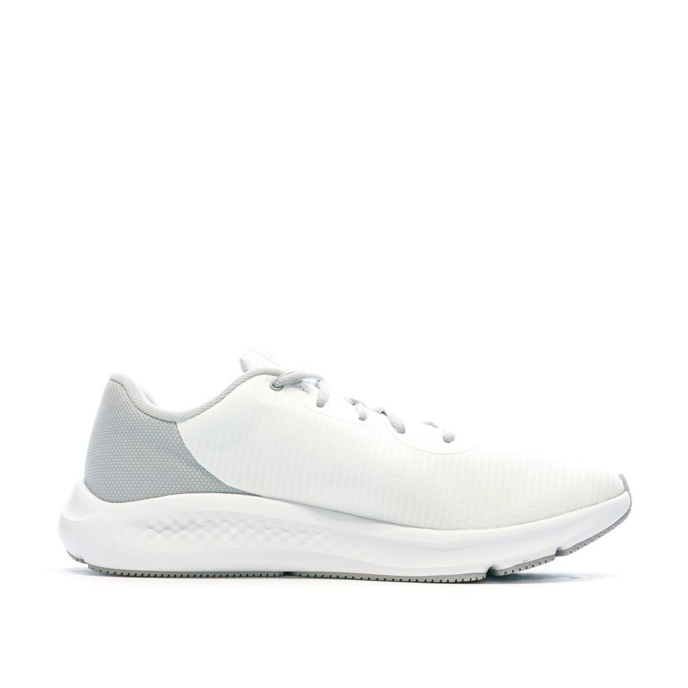 Chaussures de Running Blanc/Gris Homme Under Armour Charged Pursuit 3 Tech vue 2