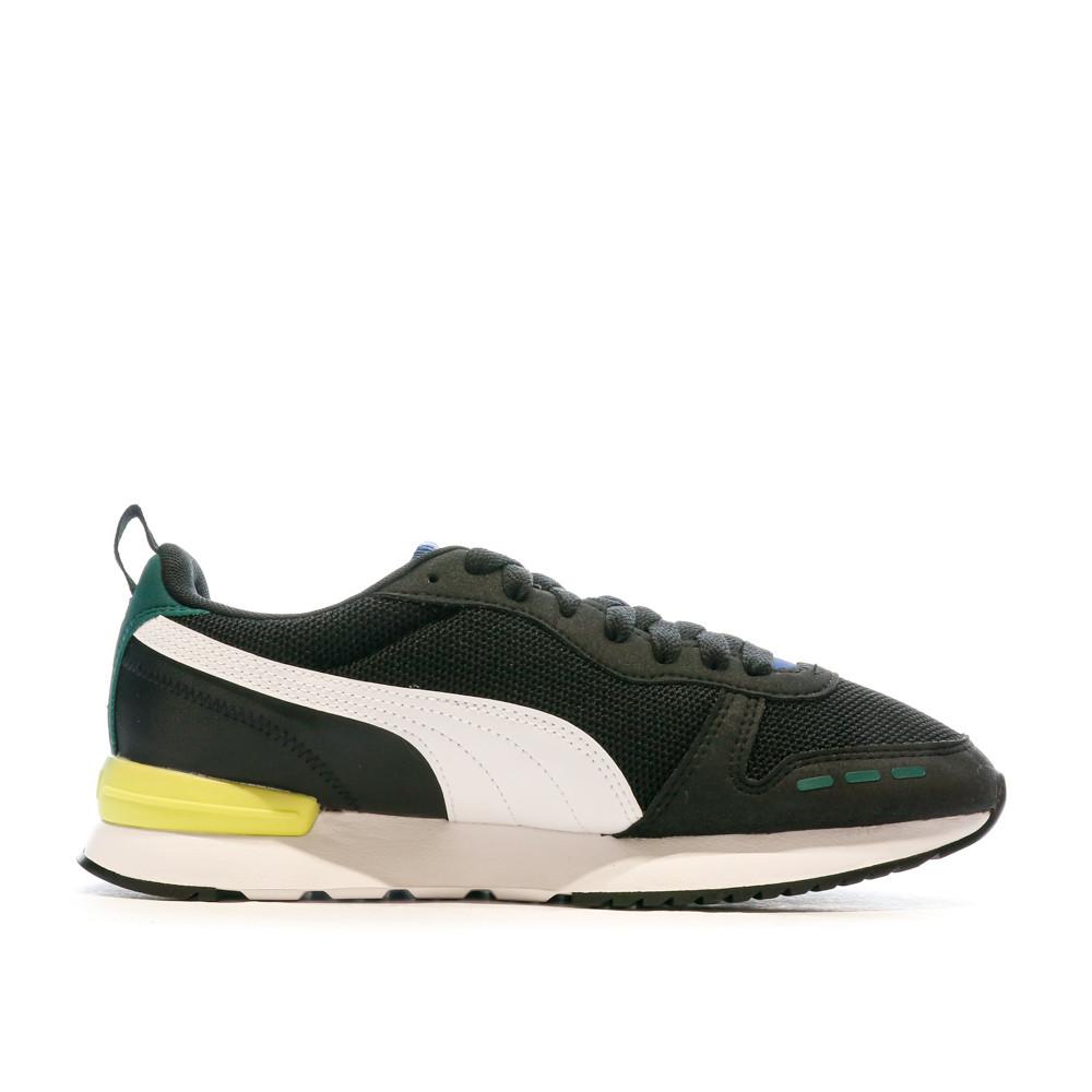 Baskets Jaune/Noir Homme Puma R78 vue 2