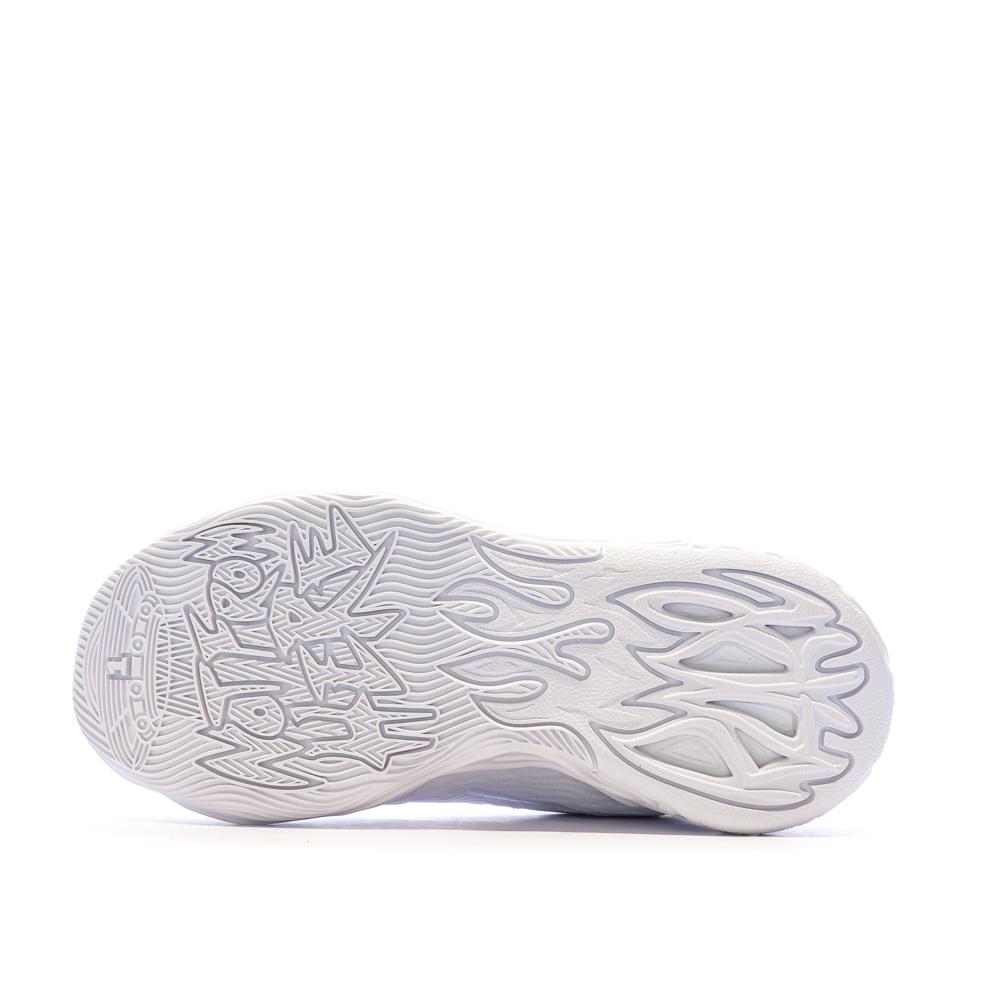 Chaussures de Basketball Blanc Femme Puma Mb.04 Lo Ice White vue 5
