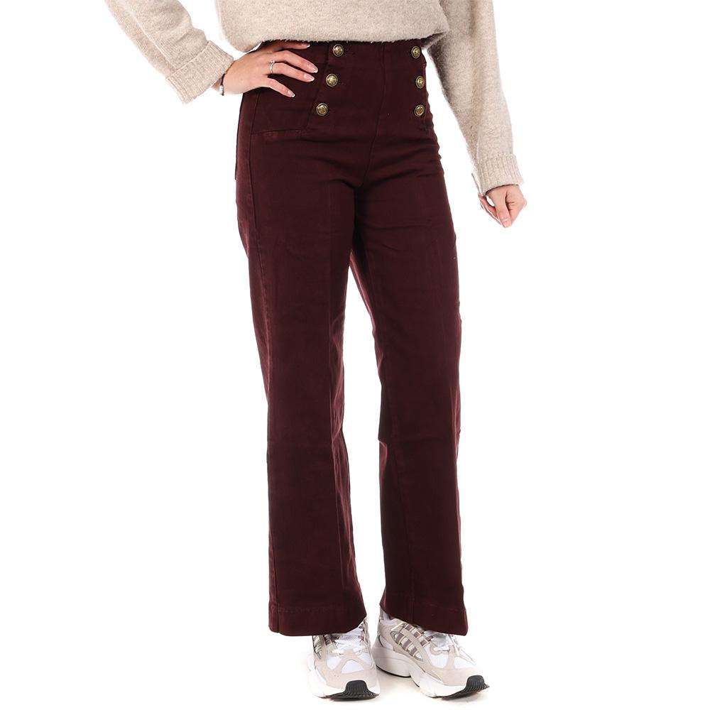 Jeans Pflaume Frau Oraije Ankle Wide Victorine günstig