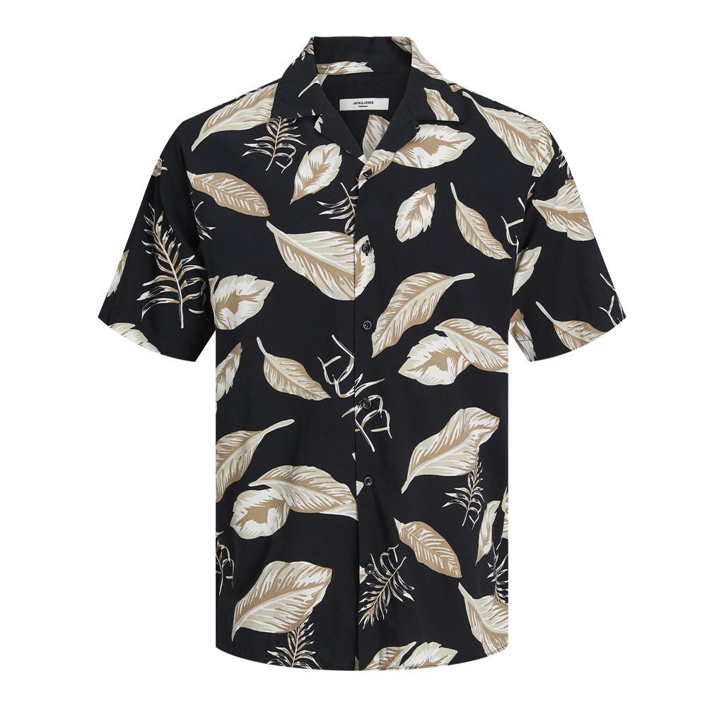 Chemise Marine/Beige Homme Jack & Jones Bladrew pas cher