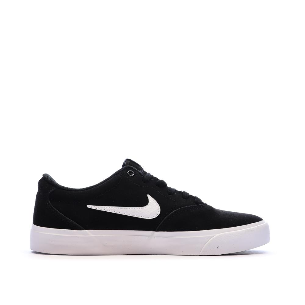 Baskets Noires Homme Nike Charge Suede vue 2