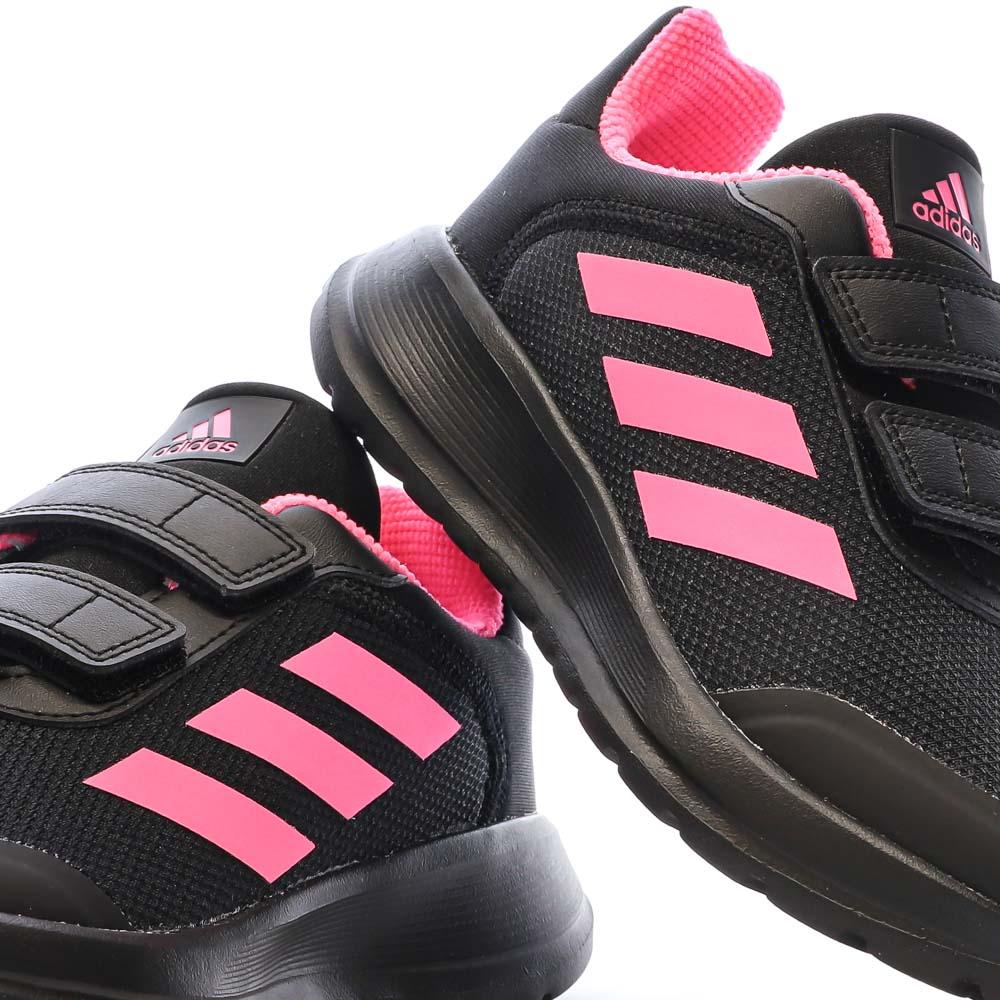 Baskets Noires/Roses Garçon/Fille Adidas Tensaur Run 2.0 vue 7
