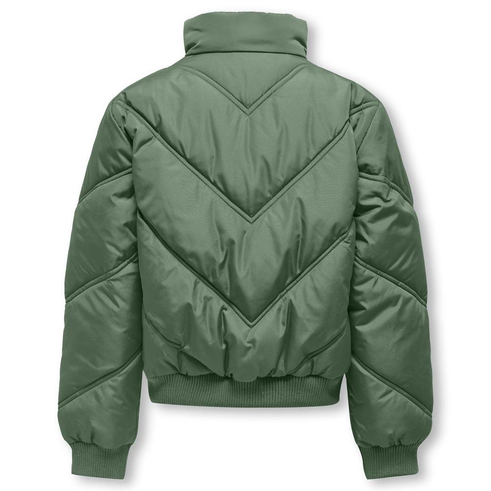Doudoune Vert Fille Kids ONLY Kogtamara Quilted vue 2