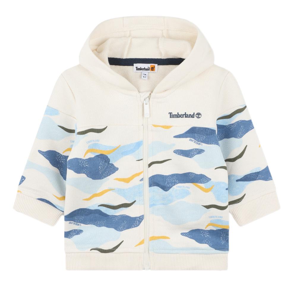 Veste Beige/Bleu Garçon Timberland T60190 pas cher