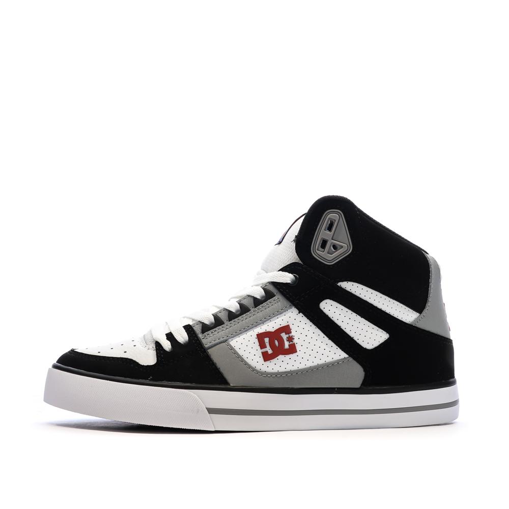 Weiße/schwarze Herren-Sneaker DC Shoes Pure High günstig
