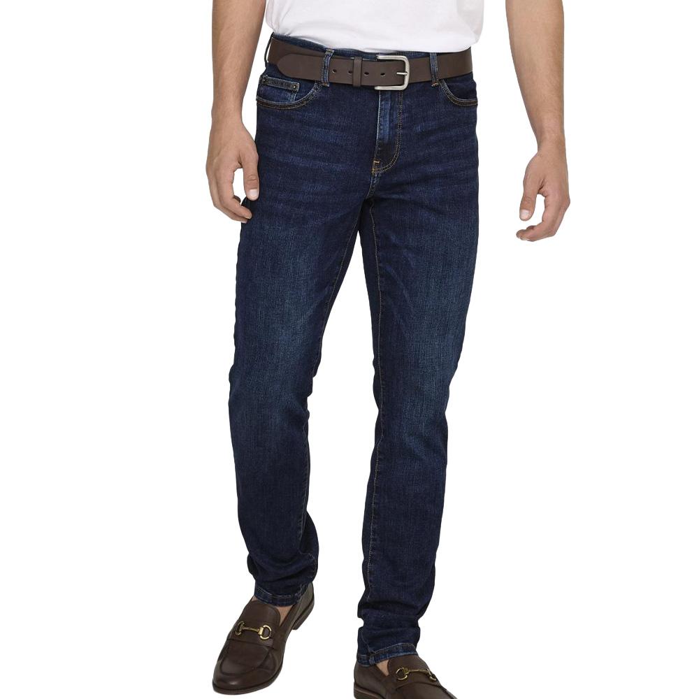 Jean Bleu Brut Homme Only & Sons Slim 6749 pas cher