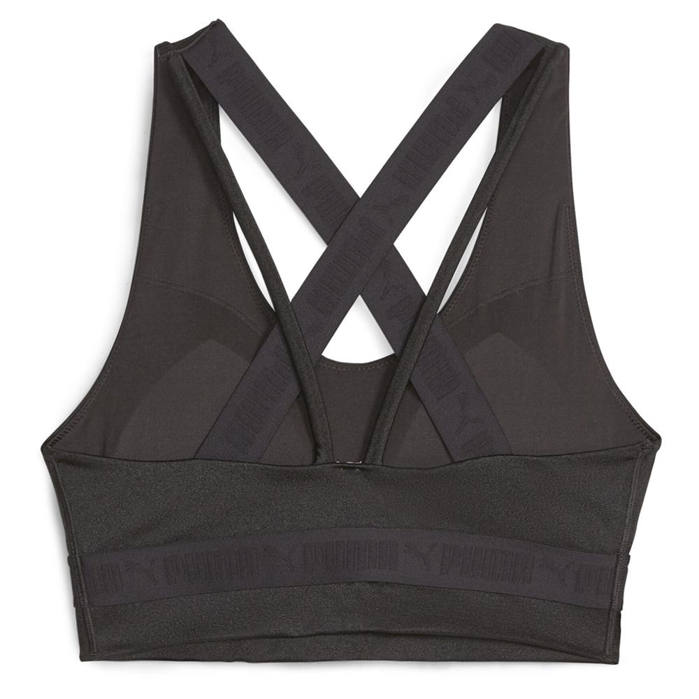 Brassière Noire Femme Puma Mid vue 2