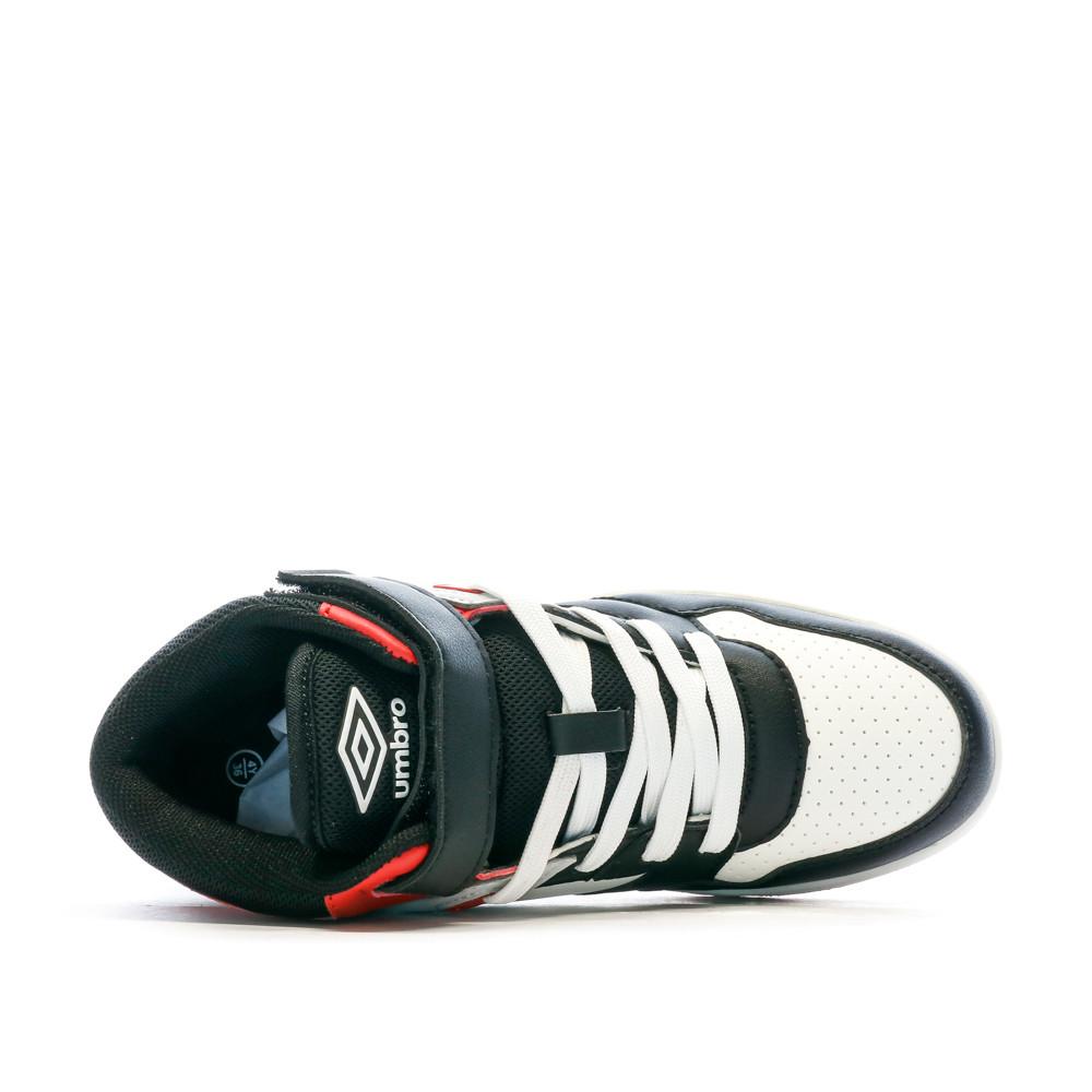 Baskets Rouges/Noires/Blanches Garçon Umbro Olly vue 4