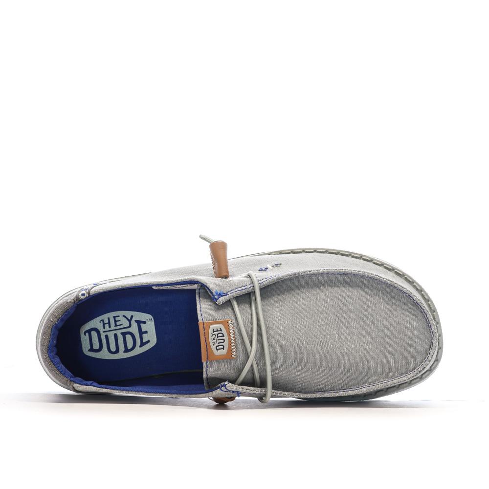 Chaussures Grises Femme Hey Dude Chambray Boho vue 4