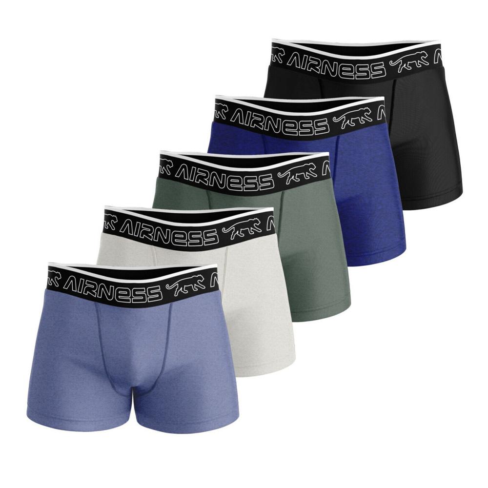X5 Boxers Noir/Blanc/Vert Homme Airness 322 pas cher