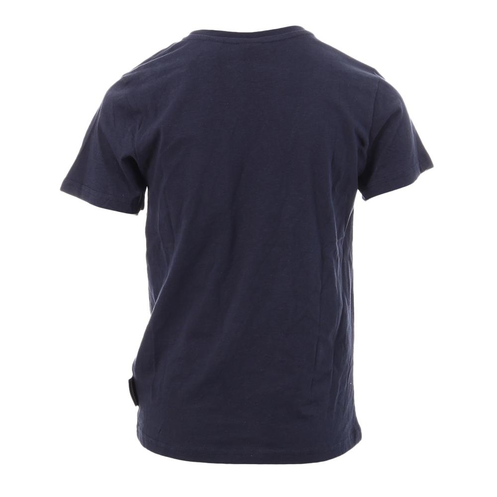 T-shirt Marine Garçon Le Temps Des Cerises Ouibo vue 2