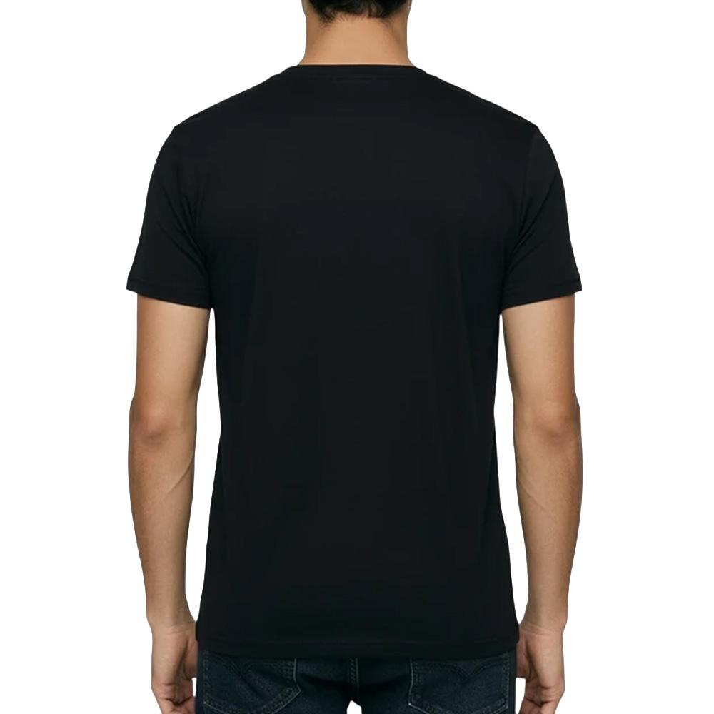 T-Shirt Noir Homme Lee Cooper GLC1986 vue 2