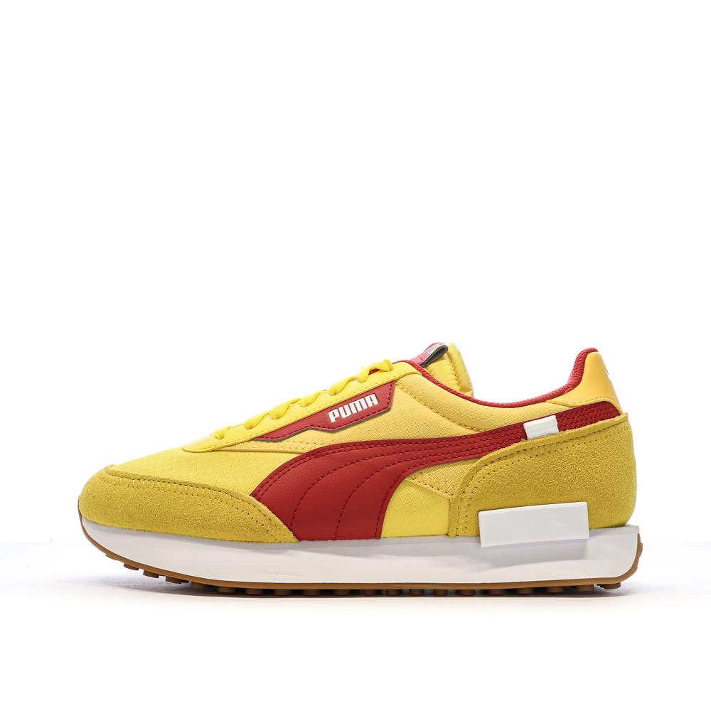 Baskets Rouges/Jaunes Homme Puma Future Rider pas cher