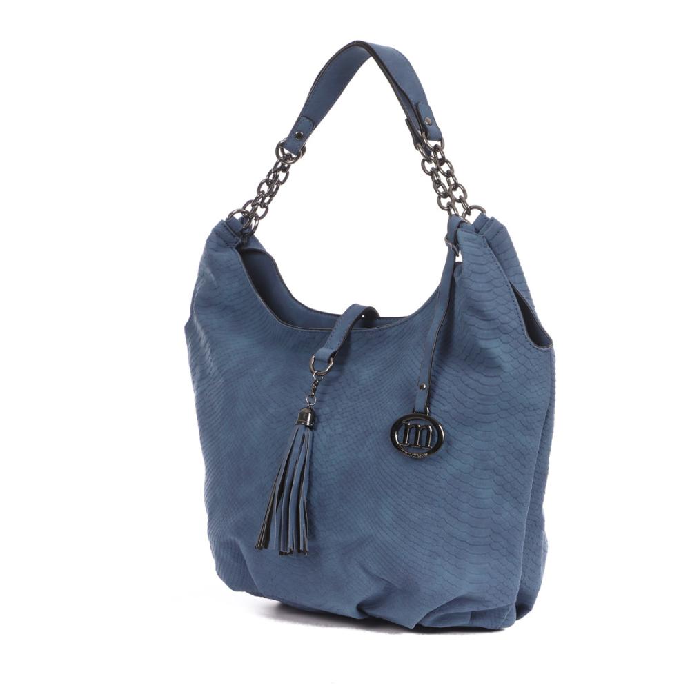 Sac à main Bleu femme Manoukian Indigo vue 3