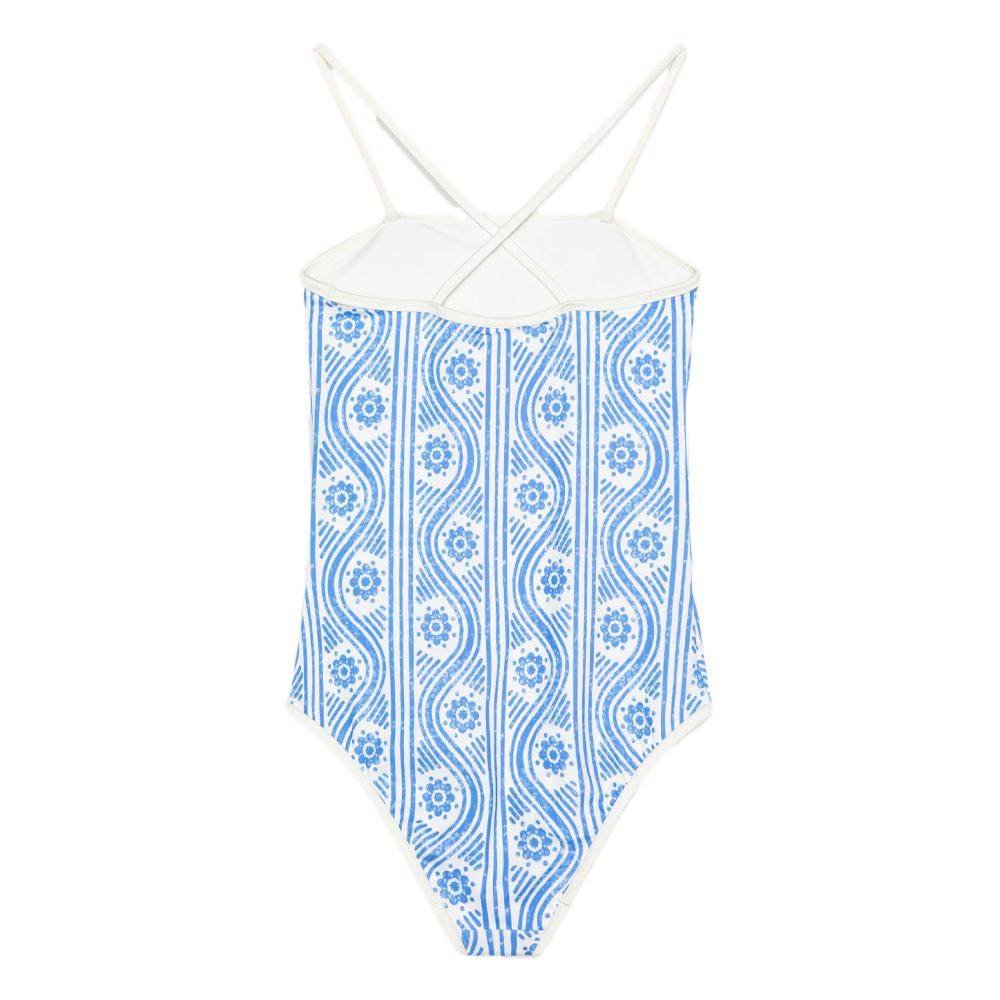 Maillot de bain Blanc/Bleu Fille Tommy Hilfiger UG0UG00802 vue 2