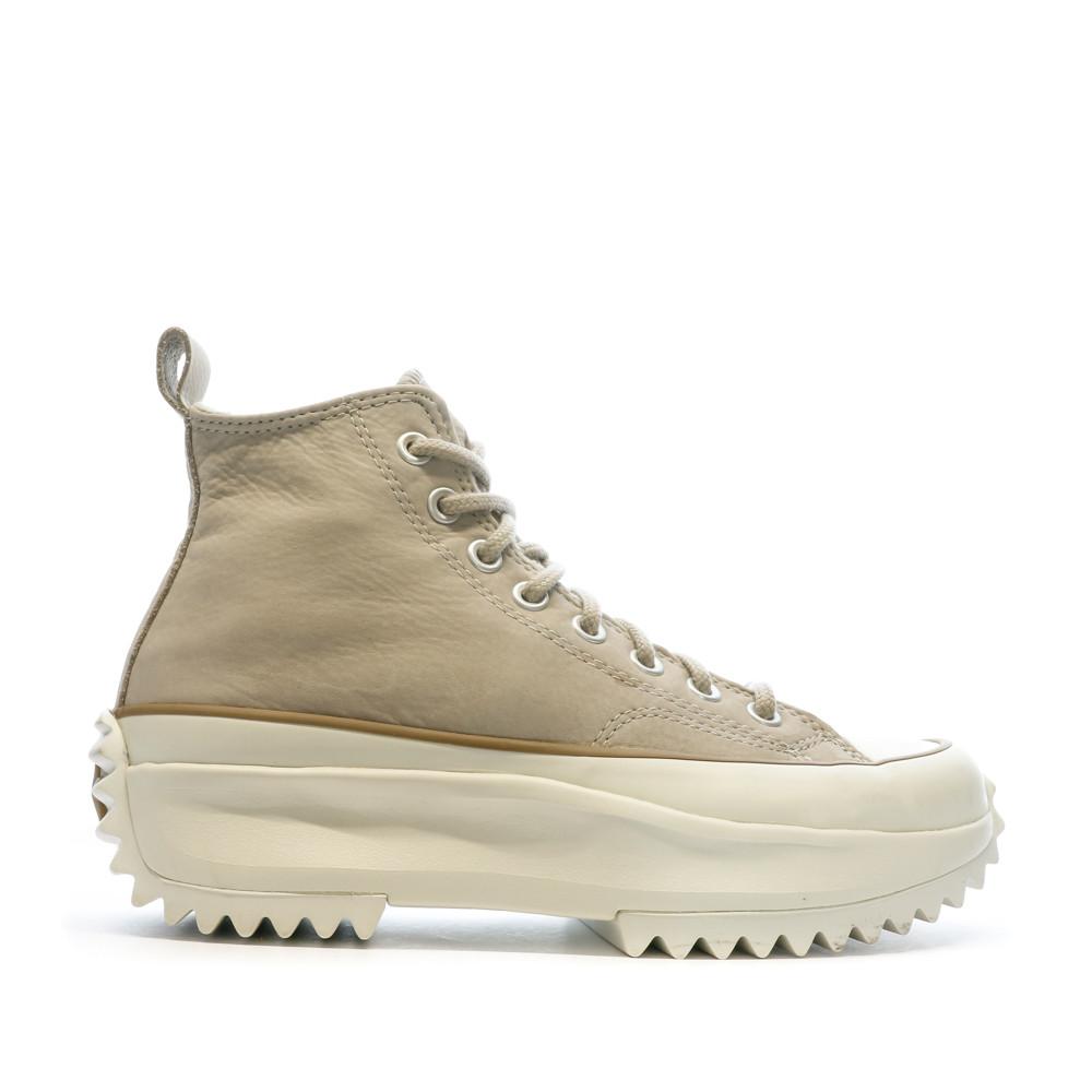 Baskets Crème Femme Converse Run Star Hike Hi Papyrus vue 2