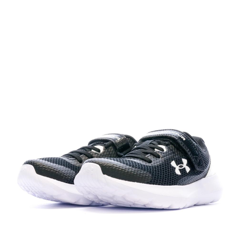 Baskets Noir Mixte Enfant Under Armour Surge 3 vue 6