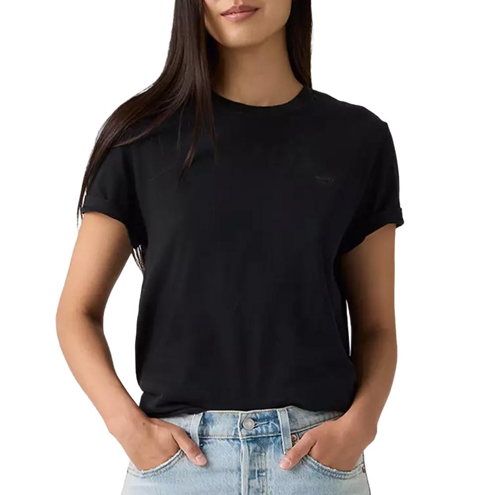 T-shirt Noir Femme Levi's Perfect pas cher