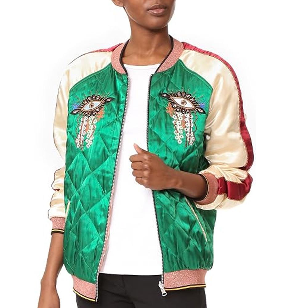 Bomber Vert Femme Scotch & Soda 136904 pas cher