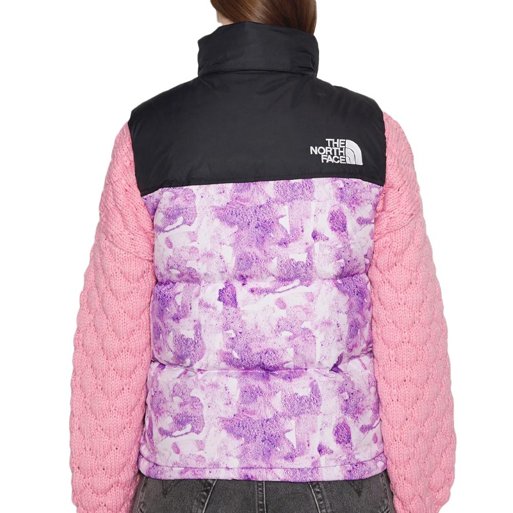 Doudoune Sans Manches Violet/Blanc Femme The North Face 96 Retro vue 2
