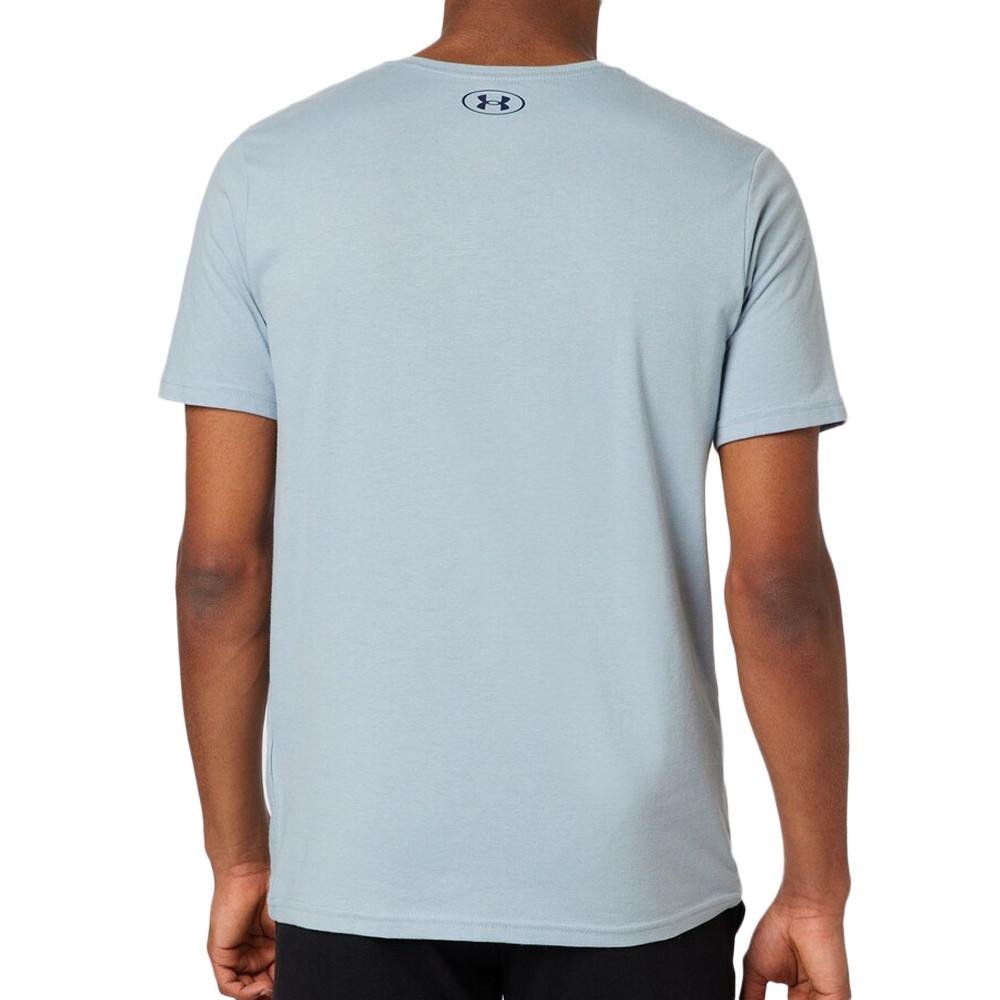 T-shirt Bleu Homme Under Armour Foundation vue 2