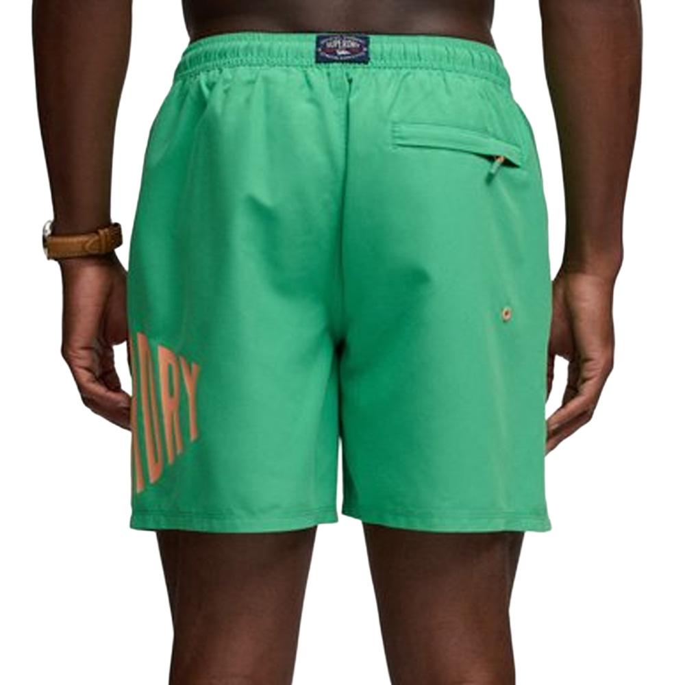 Superdry Swim Men’s Green/Peach Swimsuit Photo of the Espace des Marques %store% store - view of %key%