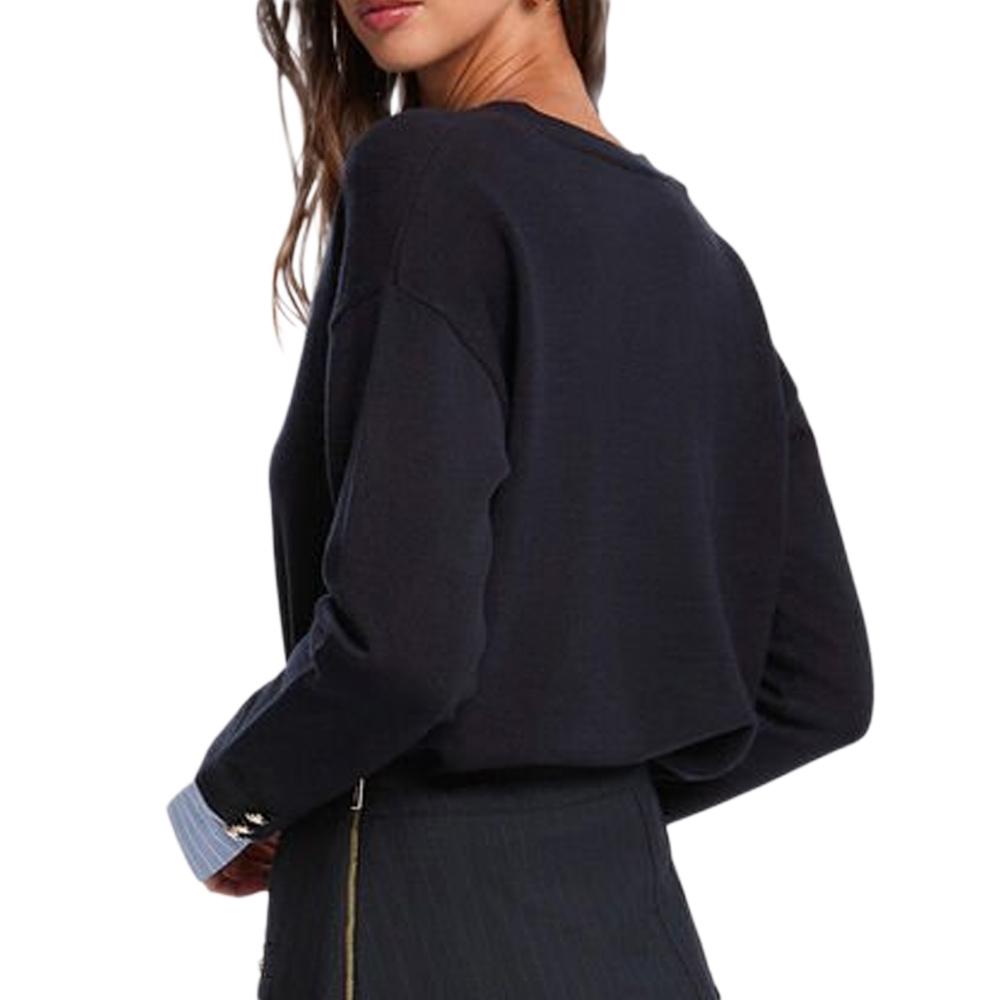 Pull Marine Femme Morgan MPOP vue 2