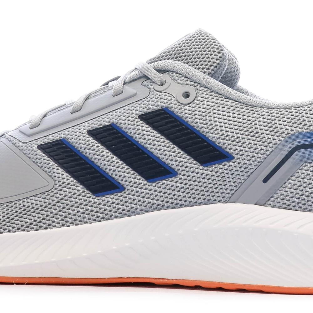 Chaussures de running Gris/Bleu Homme Adidas Runfalcon 2.0 vue 7