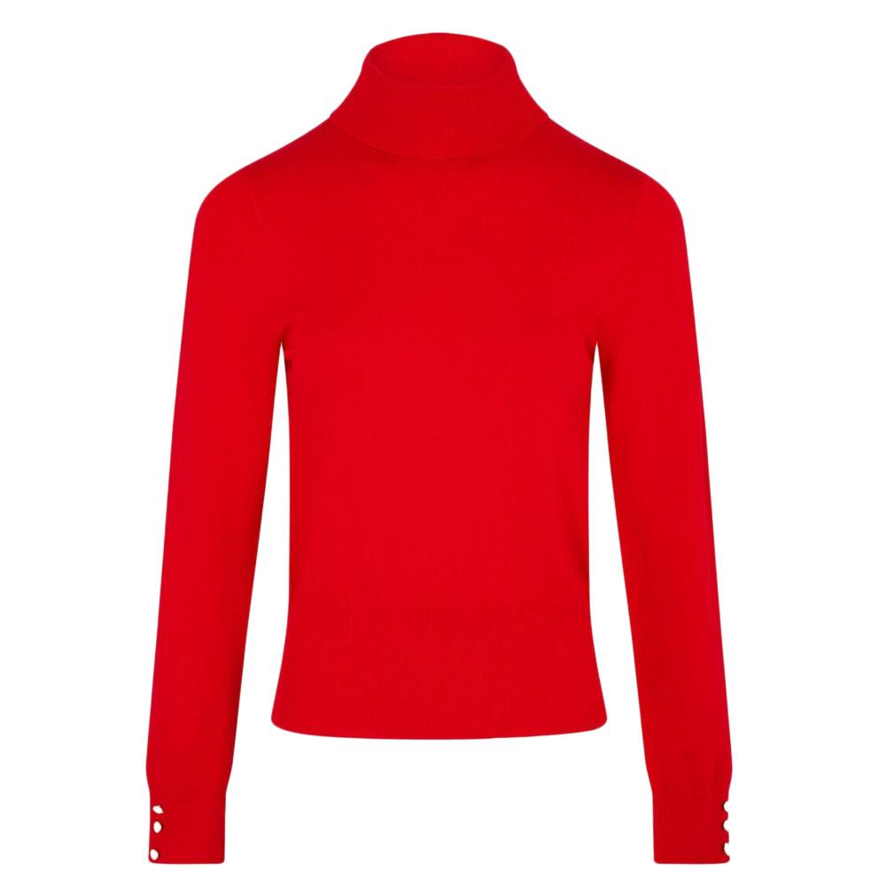 Pull Rouge Femme Morgan MFLORIA vue 2