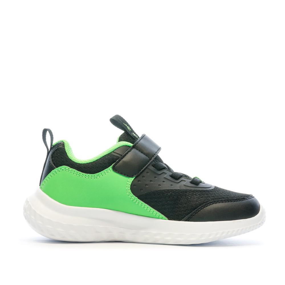 Baskets Noires/Vertes Garçon Reebok Rush 4.0 Alt vue 2