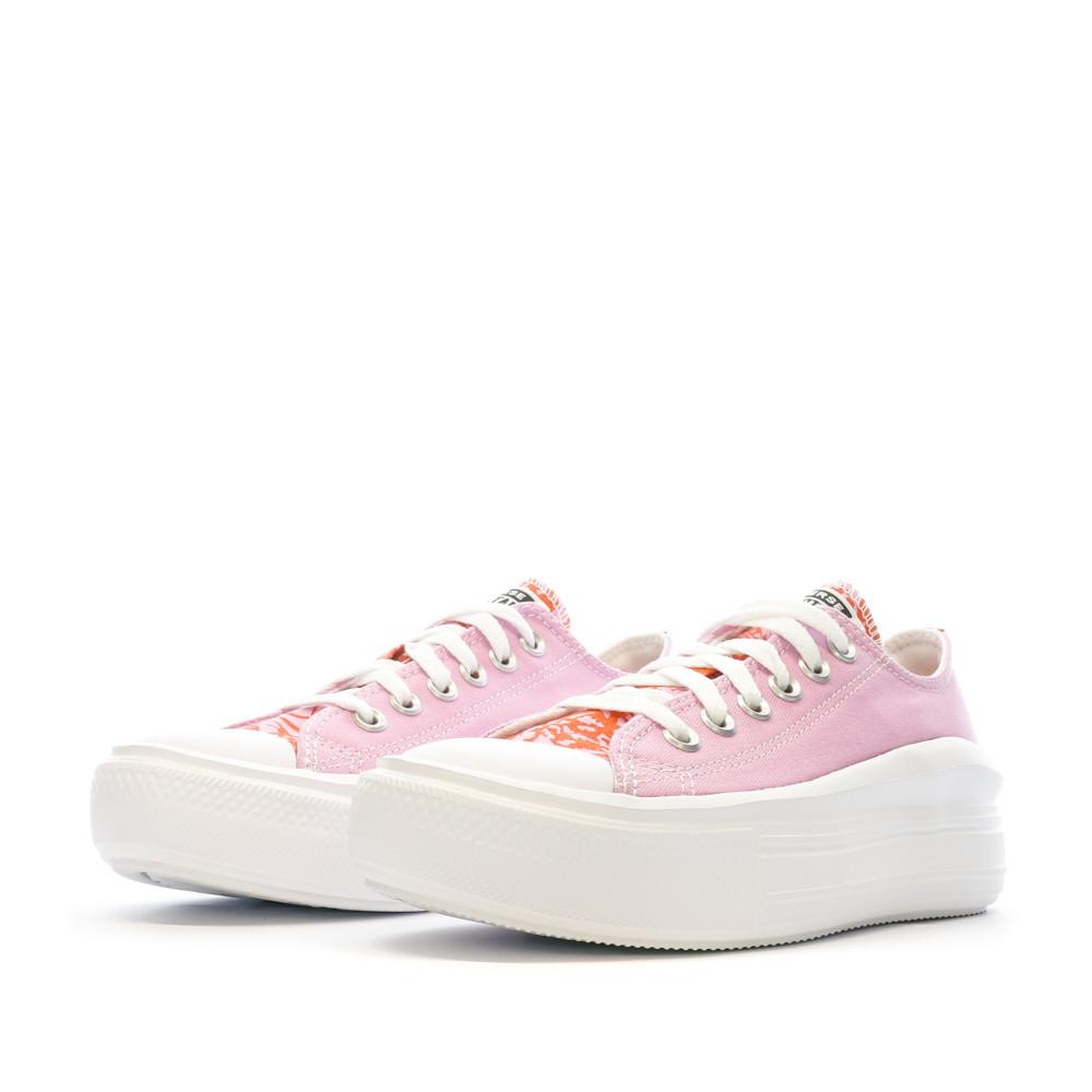 Basket Rose Femme Converse All Star Move vue 6