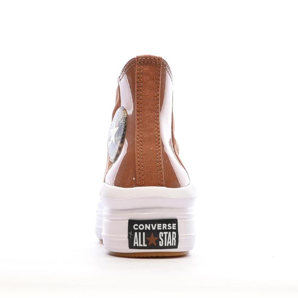 Baskets Marrons Femme Converse All Star Move Platform vue 3