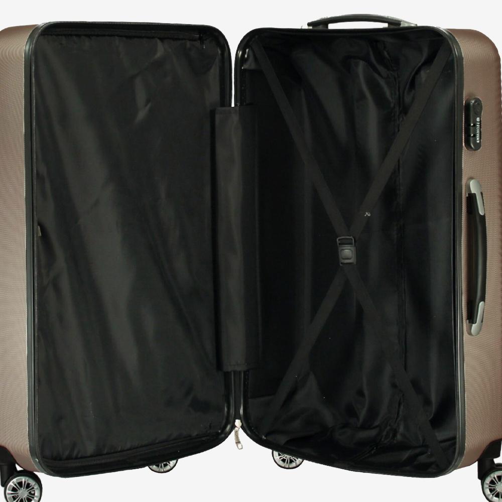 Valise cabine Taupe Geographical Norway Softless 20 pouces vue 2